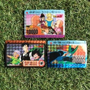 Vintage Dragon Ball Z sticker cards